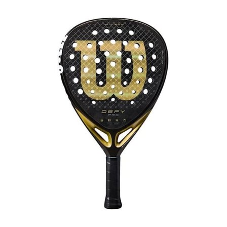 Padel-maila WILSON DEFY PRO V1 Musta / Kulta (370g) 2025