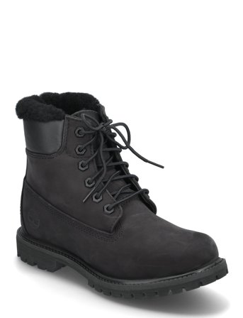 Timberland 6 Inch Warm Lined Waterproof Boot - Black - 39