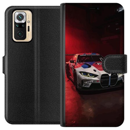 Kompatibel Tegnebogsetui til Xiaomi Xiaomi Redmi Note 10 Pro BMW racerbil motorsport illustration med dramatisk belysning sportsvogn præstation og bi