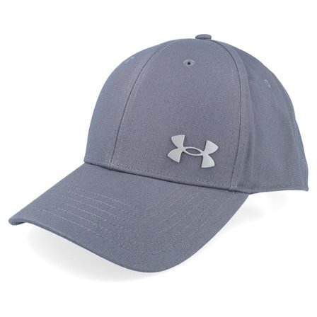 Under Armour - Sportstyle Metal Castlerock Adjustable Adjustable Grey Cap - @ Hatstore