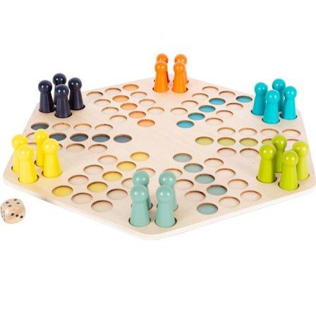 Brädspel - LEGLER - Ludo - För 6 spelare - Blandat - Från 4 år