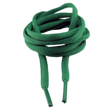 Skosnören - Mörkgrön - Ovala [130 cm] Mörkgrö