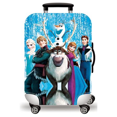 Jinzhaolai Kawaii Frozen Elsa Anime Tegneserie Elastisk Bagasje Beskyttende Deksel Støvdeksel Jenter Gave Reisetilbehør Til 18''-28'' Bagasje H393 M