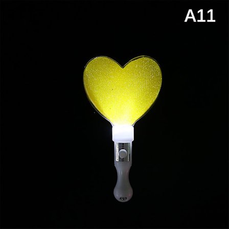 LED Lysstav Hjerte Stjerneform Lysende Konsert Heia Rør Fest Lysstav