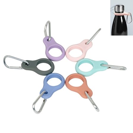 Silikon Vandflaskeholder Farverig Flaskeholder med Nøgle