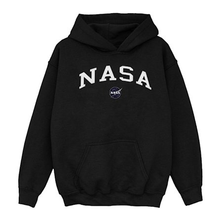 NASA Boys Collegiate Logo Hoodie 5-6 år Svart