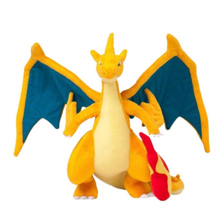 Charizard pehmo täytetty eläin lelu - Iso 28 cm - Ikä 2+ keltainen