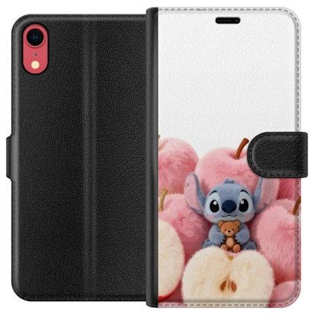 Kompatibel Tegnebogsetui til Apple Apple iPhone XR Farverig collage med futuristiske pigegruppe karakterer, hjerter og glitter i moderne pop og k pop