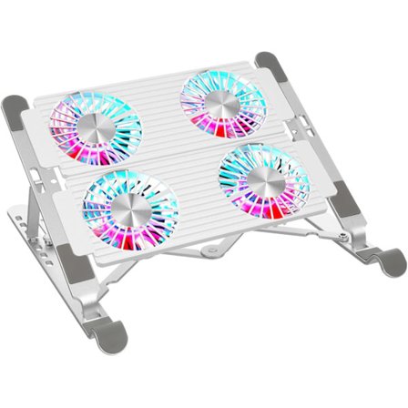 Laptopställ Fläkt Kylplatta Laptop Riser Ställ Kylning Laptopställ Fläkt Skrivbord Laptop St