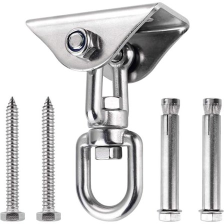 500 kg Kapasitet 360° Roterende Haken Sving Avtakbar Rustfritt