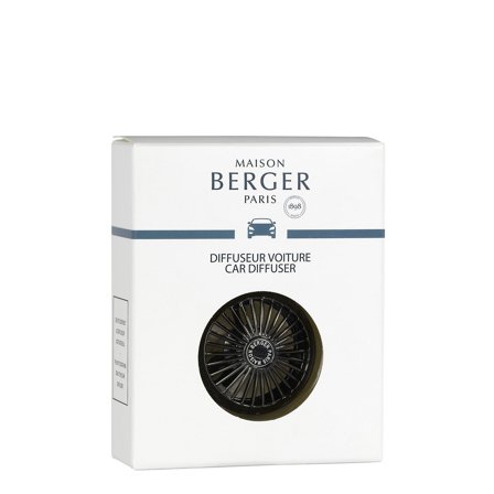 Maison Berger Paris Diffuseur Voiture Ricambio Diffusore per Auto Car Wheel Gun Metal - Profumo per Automobile