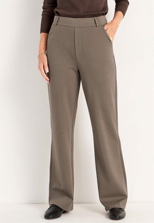 Cellbes of Sweden - Brede jerseybukser med lommer Lisa i nougat til damer i størrelse 50/52