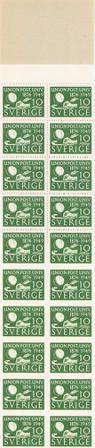 Sverige 1949 - MICHEL 351D - Postfrisk hæfte