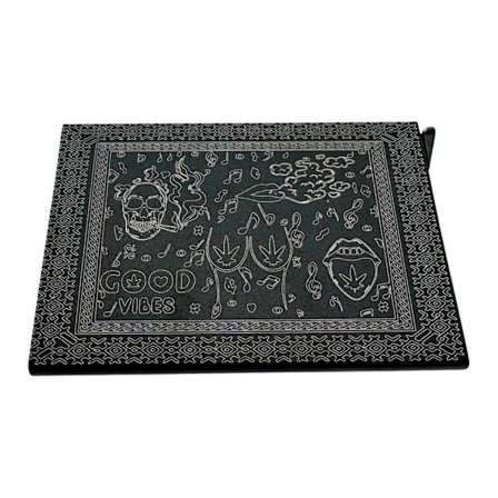 Rök löv kort good vibes high life hållare pop-up funktion anti-skim musik