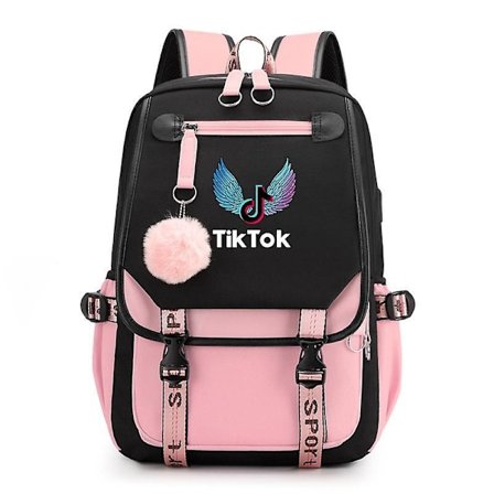 Luminous Usb Charging Backpack Vibrato Backpack Student Schoolbag Style 12