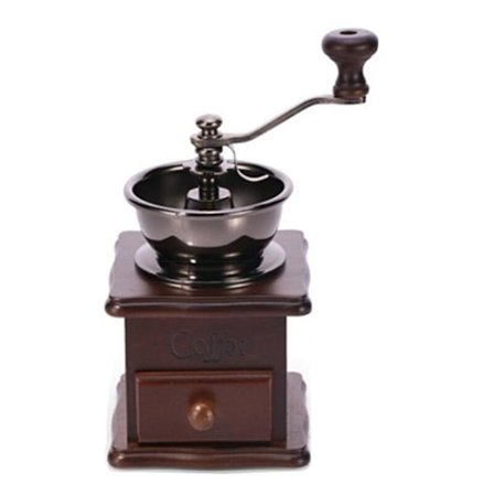 Retro Hantverks Kaffeböna Kvarn Portabelt Handtag Verktyg Handhållen Kaffekvarn Camping Kaffe | Brädspel