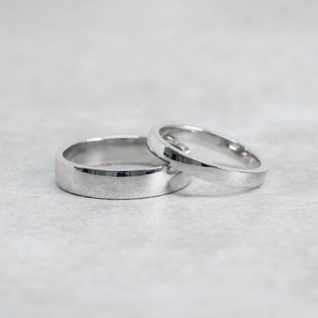 Förlovningsring Lönn, 18K Vitguld - Förlovning- och vigselringar