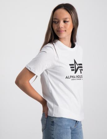 Alpha Industries Basic T Kids/Teens Weiß T-Shirts Mädchen - Kidsbrandstore