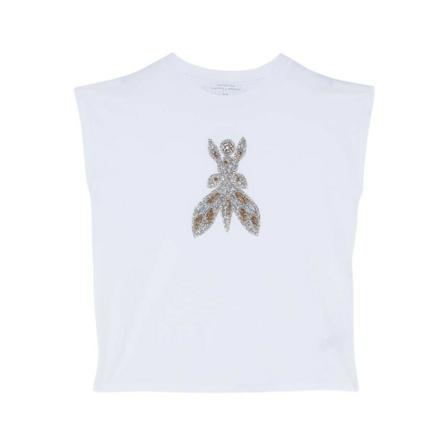 Patrizia Pepe Sleeveless Tops Hvid, Dame