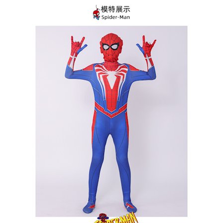 Spider-Man Onesie Børnekostume Halloween Eventyrdragt Ekstraordinær Iron Miles Kostume Gwen PS4