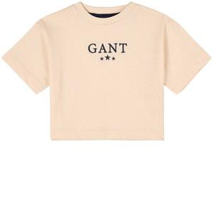 Kids - GANT Cream Stars Crop Top 134-140cm (9-10 years) - Tops - 134-140cm (9-10 years) - Cream - Junge