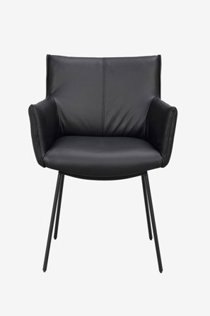 Rowico Home - Hinckley stol med armlæn, 2-pak - Sort - Stole med armlæn - Fra Homeroom