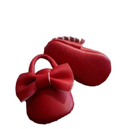 BabyMocs Bow Mocs Accessoarer Unisex Röd 12-18 mån (13,5cm)
