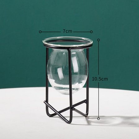 Glasvas Nordisk stil Vas Dekorativ s Flower Artistic Desk