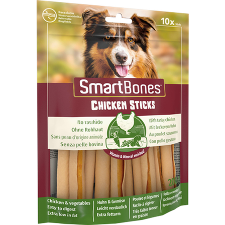 SmartBones - Sticks kylling 5-pakning - Hund - Hundegodbiter & tyggebein - Hundebein & tyggekringler - ZOO.no
