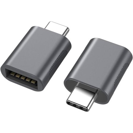 USB C till USB-adapter (2-pack), USB-C till USB 3.0-adapter, USB typ-C till USB, Thunderbolt 3 till USB-honaadapter OTG för MacBook Pro