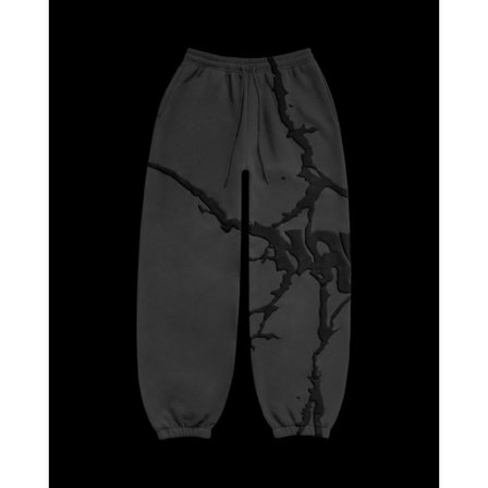 Mub- 2024 Ny Vintage Skumtryck Tricolor Huvtröja Höst/Vinter Lös Oversize Set