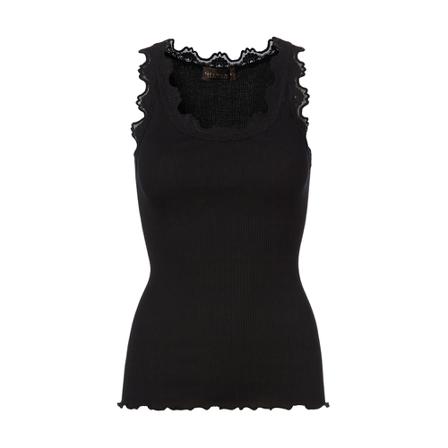 Rosemunde Silk Top Sort, Dame