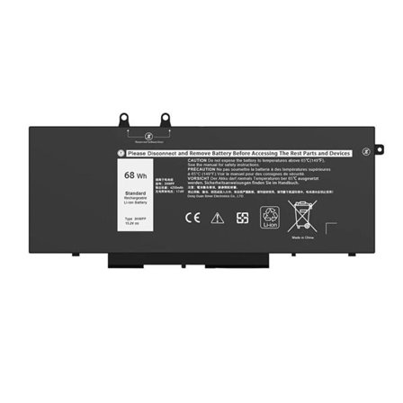 Laptopbatteri till Dell Latitude 5401 5410 5411 5501 5510 5511 Precision 3541 3551 - 3HWPP 15,2V 68Wh