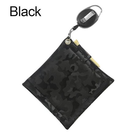 Golfbollsstädhandduk Torkduk SVART - spot försäljning