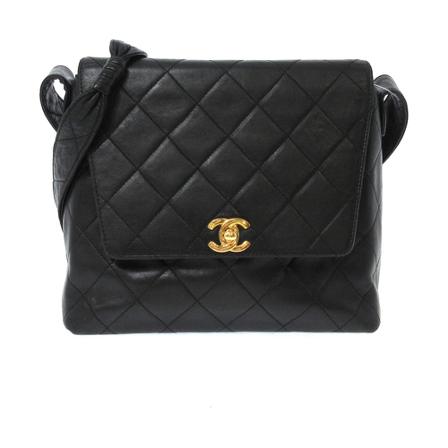 Chanel Vintage, Pre-owned Shoulder Bag Zwart, Dames, Maat:ONE Size,leer