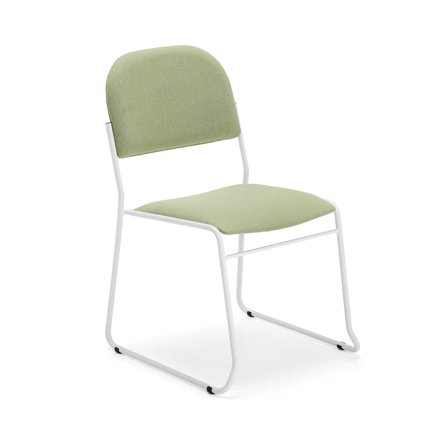 Stol DAWSON, grön/vit