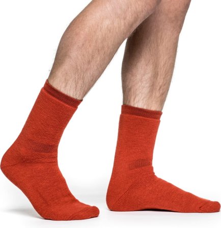 Woolpower Socks 400 Men hiking socks Red 36-39