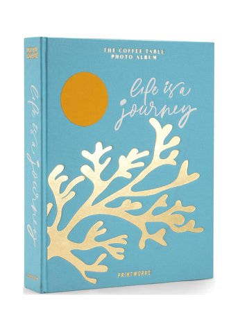 PRINTWORKS Photo Album - Life Is A Journey - Blue - 27.0X 5.0X 33.0CM
