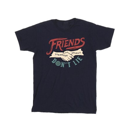 Netflix Boys Stranger Things Friends Don ́t Lie Hands T-Shirt 9-