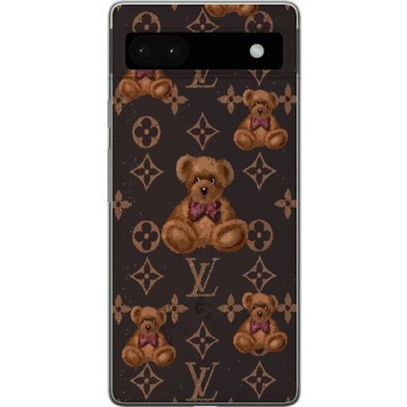 Yhteensopiva Puhelinkuori Google Pixel 6a Karhut kuviollinen ylellisyys logo muoti tyyli