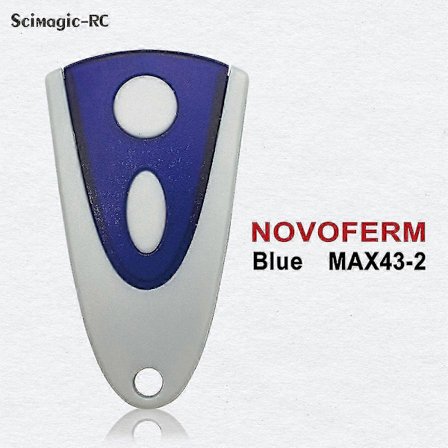 Novoferm Novotron 502 Max43-2 504 Max43-4 512 Mix 43-2 Garasjeportfjernkontroll For Mtr43-2 Mchs43-2 Mnhs433-02 Mnhs433-04 Ny [DB]