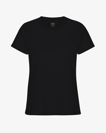 Women Light Organic Tee - Deep Black - Female - S