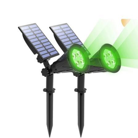 Ulkona aurinkoenergia valo puutarha maisema maapiha katu valo 4 LED aurinko seinälamppu puiden koristeluun polku patio kohdevalo