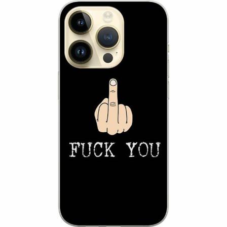 Apple Iphone 14 Pro Genomskinligt Skal Fuck You