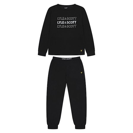 Lyle & Scott Barn/Barn Loungewear Set 8-10 År Svart