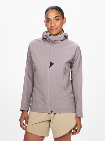 Klättermusen Vingtor Hood Jacka Dam - Purple Dove - S
