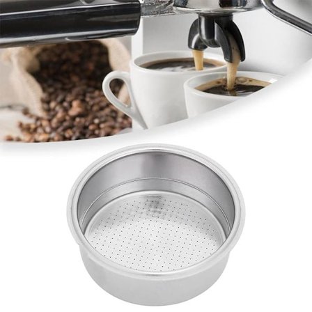 Dubbel kaffefilter i rostfritt stål, 51 mm