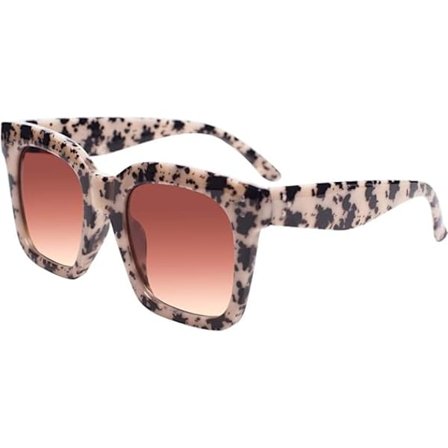 Vintage Dam Överdimensionerade Solglasögon Designer Lyx Fyrkantiga Solglasögon UV400 Skydd Platt Lins