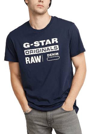 G-Star Graphic 8 T-Shirt T-shirts Herr Blå XL