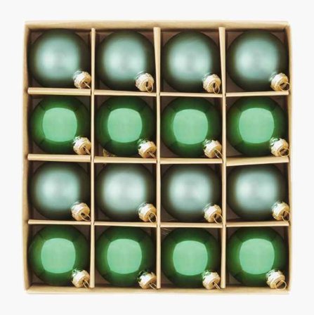 Julgranskula 16 st grön